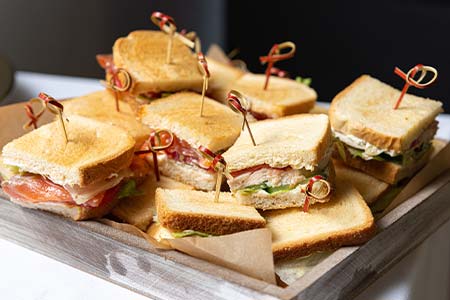 Picnic sandwiches and sliders catered by Collected Brands Catering in Pennsylvania for local outings and lunches.